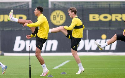  Tony Reitz nimmt bei Borussia Dortmund beim Training teil. Nun wechselt er zum 1. FC Magdeburg. (Archivbild)