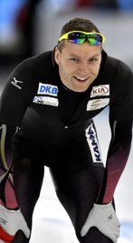 Eissprinter Nico Ihle hatte in der bisherigen Saison schon viel Grund zur Freude.