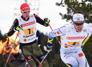 Florian Notz folgte Marcus Hellner auf Schritt und Tritt.
