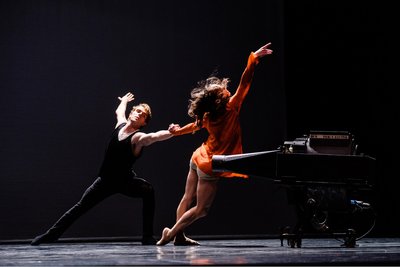 Gäste aus Frankreich mit ihrem Stück „Quintett“ von William Forsythe.