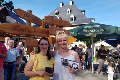 Sabrina Moos (rechts) hat den Wettstreit gewonnen. Jule Kretzer war ihr dicht auf den Fersen.