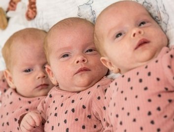 Am 11. Februar kamen Hanna, Lotta und Ella im Klinikum zur Welt. 