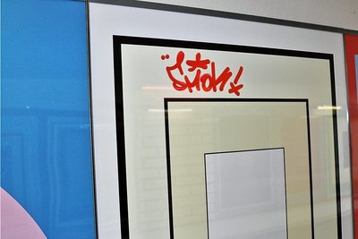 Nur eine Woche nach der offiziellen Einweihung wurde die Kunstinstallation im Bahnhof Flöha beschmiert. 