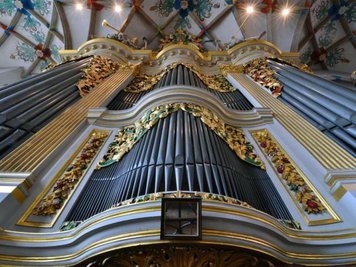 Die Silbermannorgel im Freiberger Dom.