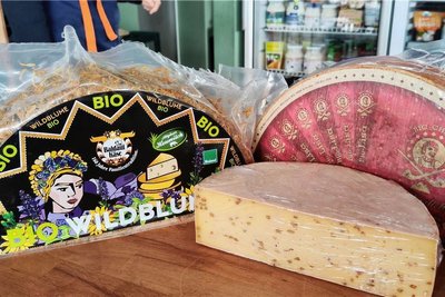 "Wildblume" ist die aktuelle Käse-Spezialität. 