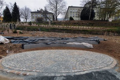 Das Theatron, gedacht für kleine kulturelle Veranstaltungen, wird künftig rund 65 Besuchern Platz bieten.