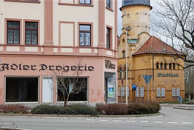 Seit Ende Januar steht die Adler-Drogerie in Glauchau leer.