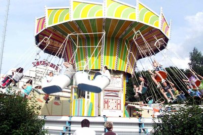 Auf dem Festplatz in Plauen startet am Samstag das Ostervolksfest.