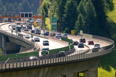 Nach der Aufhebung der Brenner-Sperre herrschte zeitweise reger Verkehr.