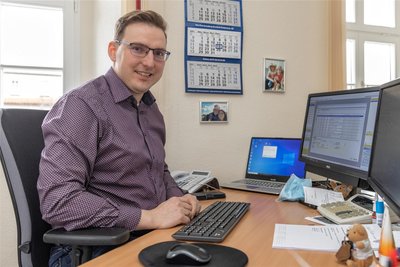 Kämmerer Matthias Stopp zieht aus finanzieller Sicht eine positive Bilanz zum Tag der Sachsen in Aue.