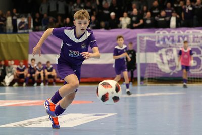 Finn Gröger-Voigt stürmte im Team Lila des FC Erzgebirge Aue, das am Ende den Silberrang belegte.