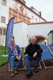 Kistina und Dieter Härtel sind zum wiederholten Male aus Dittersdorf zu den Turmkonzerten nach Augustusburg gekommen - und begeistert. Ihre Freude war ansteckend: Sie haben wiederholt Freunde überzeugt mitzukommen.