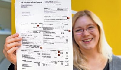 So ist es richtig: Schon 250 Heizkostenabrechnungen prüfte Energieberaterin Ulrike Körber dieses Jahr.