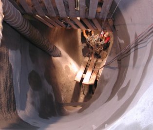Schacht am Sandberg in Halsbrücke