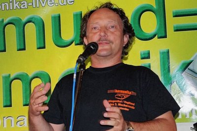 Karsten Meinel, Vorsitzender des Vereins "Mundharmonika live".