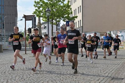 Besonders der Firmenlauf erfreute sich großer Beliebtheit.