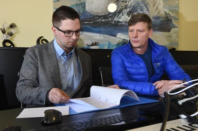 Norman Löster (links) und Uwe Bauch haben ihre Ämter als Aufsichtsräte niedergelegt. Auch Lutz Wienhold (nicht im Bild) trat zurück.
