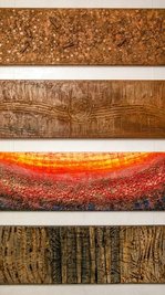 Eingebrachte Materialien bringen eine zusätzliche Dimension in Bilder.