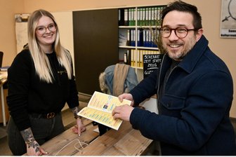 555 Jahre Berggeschrey in Schneeberg: Das erwartet Besucher in der Jubiläumswoche - Denny Helmer und Florin Marie Müller freuen sich auf das große Fest in der Bergstadt, an dem sich die Bürger aktiv einbringen können.