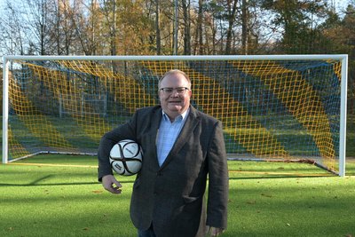 Jörg Prager ist Vorsitzender des Kreisverbandes Fußball Erzgebirge.