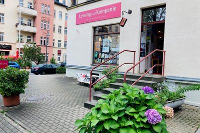 In dieser Buchhandlung auf dem Kaßberg findet die Blind-Date-Lesung statt.
