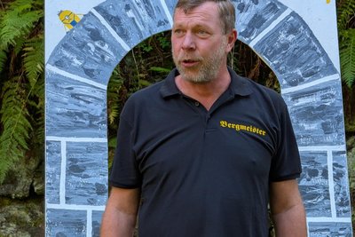 Jörg Beyer hatte mit den Seiffener Bergkameraden das Schützenfest organisiert.