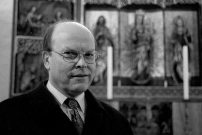 Thomas Küttler, Superintendent des Kirchenbezirks Plauen 1979 bis 2002. Das Bild entstand 1997.