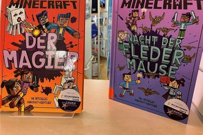 Nicht nur die PC-Spielereihe Minecraft kommt bei Kindern gut an, auch die Comics werden gern gelesen.