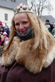 Von den Rittern wurde Sarah Pistor zur Königin auserkoren. 