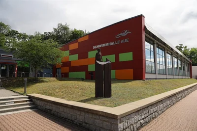 Die Schwimmhalle in Aue öffnet in diesem Jahr drei Wochen früher als sonst üblich.