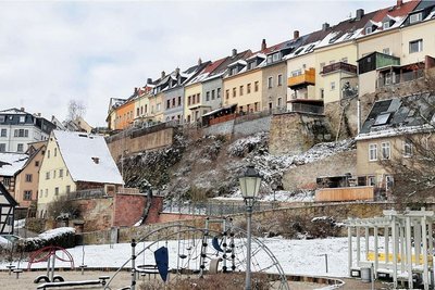 Die Stützmauer-Erneuerung zwischen Mittelstadt und Oberstadt wird fortgesetzt. 