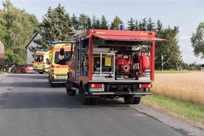 Feuerwehr und Rettungsdienst waren im Einsatz.
