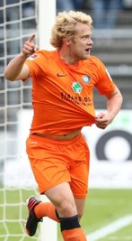Im Mai 2013 schoss Jan Hochscheidt die Auer in Sandhausen zum Klassenerhalt.