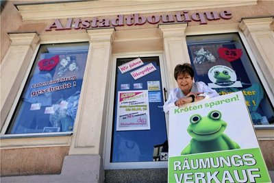 In der Altstadtboutique Lichtenstein stehen die Zeichen auf Abschied von dem Geschäft in der Hartensteiner Straße 28. 