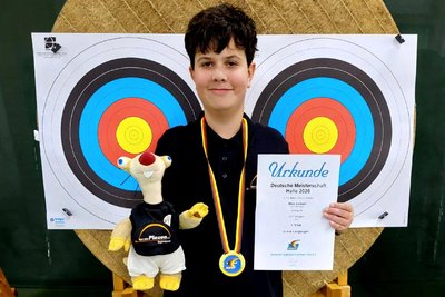 Miro Seibert ist Deutscher Meister der AK U 15.