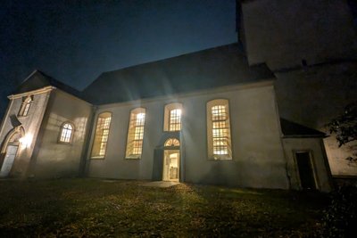 In der Dorfkirche in Lichtenberg bei Freiberg rockte der Gottesdienst.