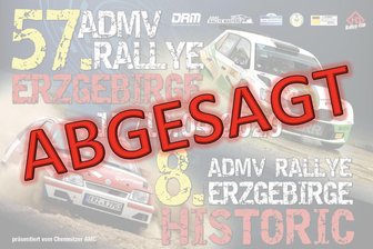 57. ADMV Rallye Erzgebirge abgesagt -
