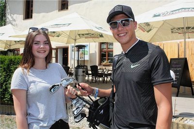 Mit seiner Freundin Sophie besuchte Max Heß vor etwa fünf Jahren den Kurs zur Platzreife im Golfsport.