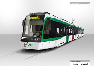 Der VMS lässt über das Design seiner Bahn für das Chemnitzer Modell abstimmen.