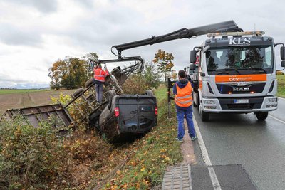 Zum Unfall ist es am Freitag auf der B173 zwischen Neuensalz und Thossfell gekommen.