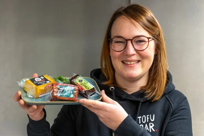 Tofu-Schinken, Tofu-Jagdwurst und gebackener Tofu: Julia Jeschek hat in den vergangenen fünf Jahren immer neue Rezepte kreiert.