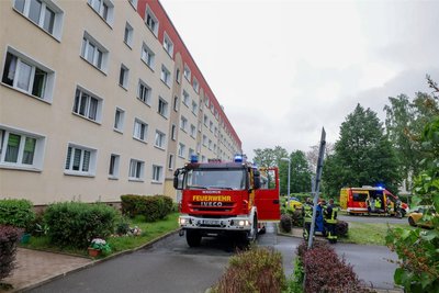 Am Einsatz waren Stadtteilfeuerwehr Oberstadt und Ortsteilfeuerwehr Wernsdorf beteiligt.
