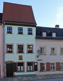Das Karl-May-Geburtshaus noch ohne Anbau. 