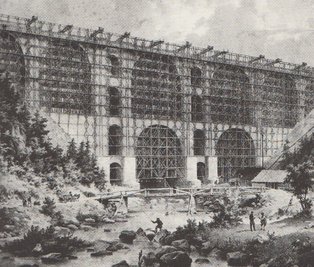1700 Bauleute und etliche Zulieferer waren am Bau der Göltzschtalbrücke beteiligt - die meisten sind heute namenlos. Ein niedersächsischer Familienforscher ist nun auf einen Ahn gestoßen, der Quadersteine für das Viadukt anlieferte.