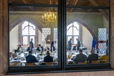 Das sächsische Kabinett hat bei einer Sitzung im Schloss Rochlitz vor allem über den Masterplan Südwestsachsen gesprochen.