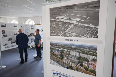 Die Ausstellung gibt einen umfassenden Einblick in die Geschichte des Chemnitzer Flugverkehrs.