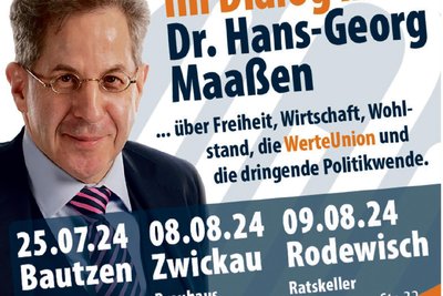 Mit dem Termin in Rodewisch ist die Werteunion bereits in Werbung gegangen, ohne dass es eine Zusage gegeben hat.