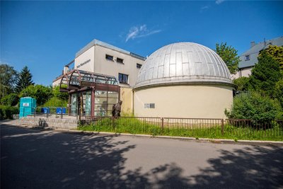 Die Sternwarte in Schneeberg.