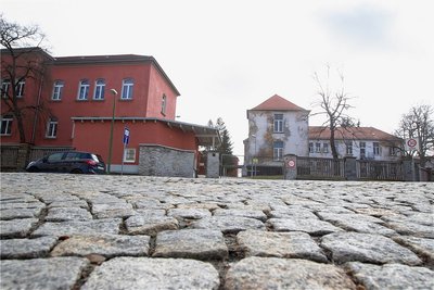 Die Asylunterkunft des Vogtlandkreises in Plauen an der Kasernenstraße.