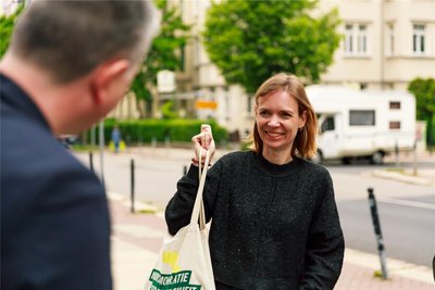 Der Kaßberg ist eine Art Komfortzone, die Grünen holen hier regelmäßig gute Ergebnisse bei Wahlen.